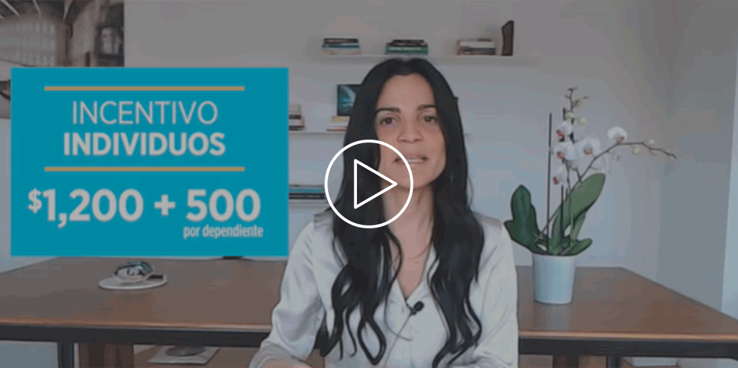 Incentivos relacionados a Covid-19 para individuos y familias