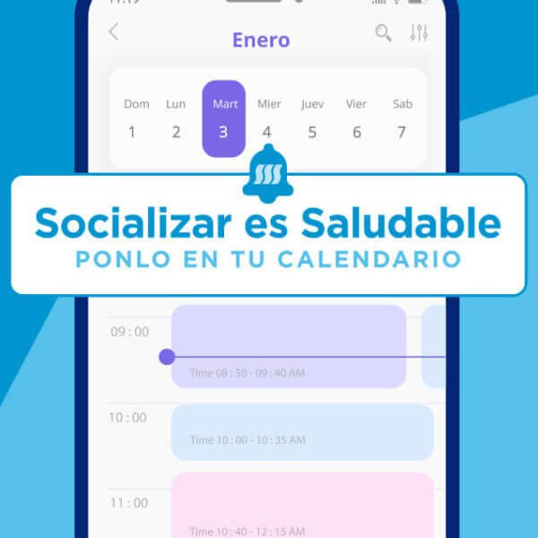 Descarga el NUEVO calendario digital Socializar es saludable